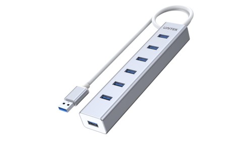 Unitek Y-3090 hub 7x USB 3.0 z zasilaczem