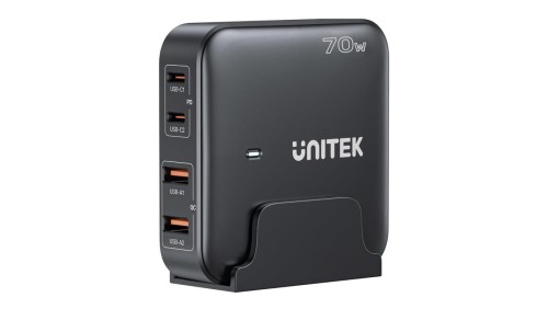 Unitek Ładowarka biurkowa GaN 70W 2xUSB-A 2xUSB-C