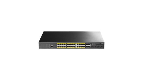 CUDY GS2028PS4-400W przełącznik sieciowy, 24-portowy, Gigabit, PoE+, 400W, zarządzalny