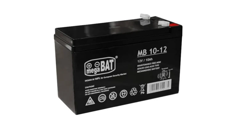 MB 10-12 Akumulator 10Ah 12V AGM do zabawek, do CCTV (151/65/94mm)