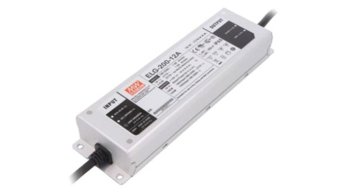 ELG-200-12A Zasilacz impulsowy, LED, 192W, 12VDC, 8÷16A, 100÷305VAC, IP65, 90