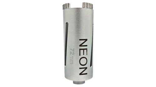 Wiertło koronowe diamentowe NEON 72mm, 1/2, L=150mm