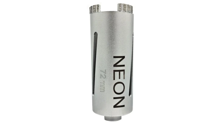Wiertło koronowe diamentowe NEON 72mm, 1/2, L=150mm