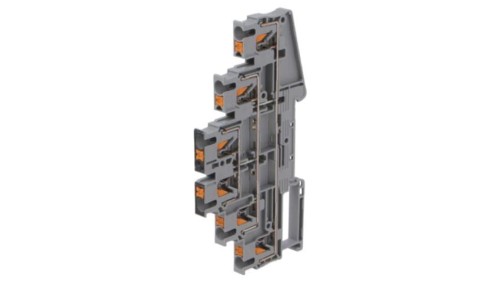 PT2.5-3PV Złączka szynowa, PT, 20A, 800V, na szynę DIN, push-in, szary, 5.2mm