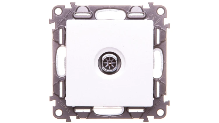 VALENA LIFE Gniazdo antenowe TV końcowe aluminium 753351
