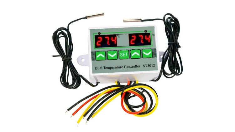 Termostat elektroniczny regulator temperatury sterownik 2w1 1500W 230V