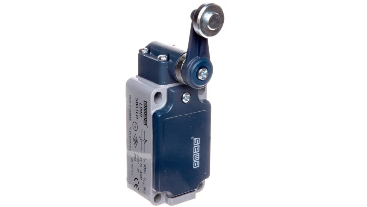 Łącznik L52 w obudowie metalowej, 1NC+1NO, dźwignia obrotowa z rolką metalową, T0-L52K13MEM121