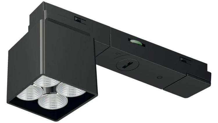 Oprawa punktowa, czarna, Häfele Lighting OneCable Spot 4 TT Connect, 24 V (Multi-White), 83368325