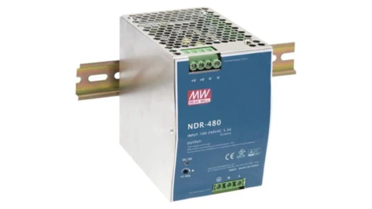 NDR-480-48 Zasilacz impulsowy, na szynę DIN,slim, 480W, 48VDC, 10A, OUT: 1