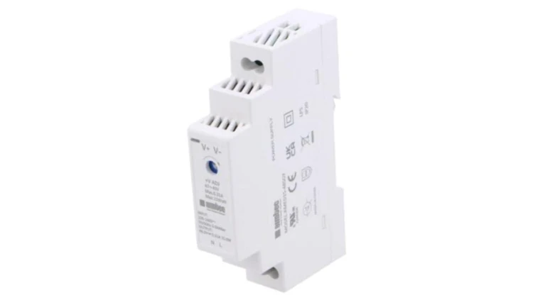 AMED15-48SGY Zasilacz impulsowy, na szynę DIN, 15W, 48VDC, 310mA, 90÷264VAC