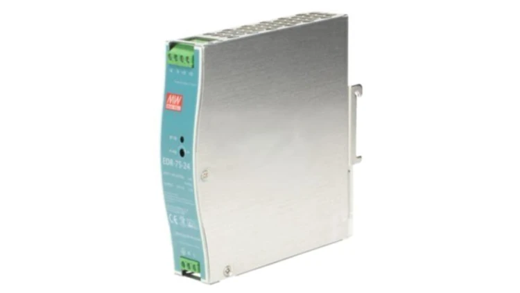 EDR-75-24 Zasilacz impulsowy, na szynę DIN, 76,8W, 24VDC, 3,2A, 90÷264VAC