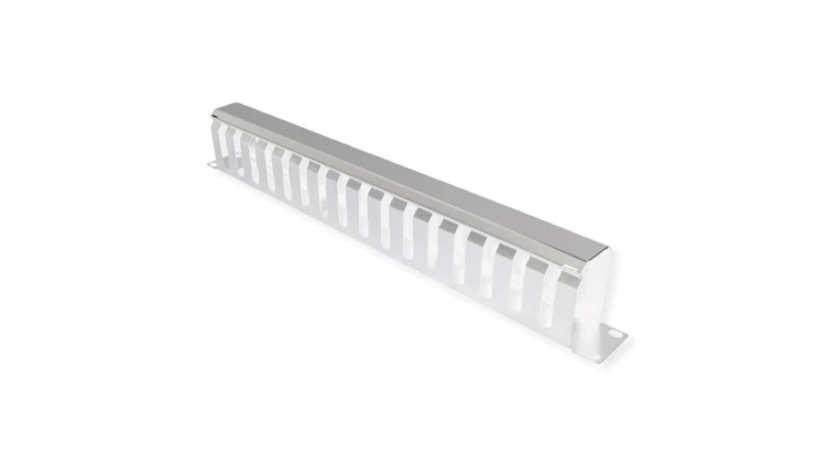 VALUE 19 Płyta przednia 1 U z kanałem manewrowym 40 x 60 mm, szara