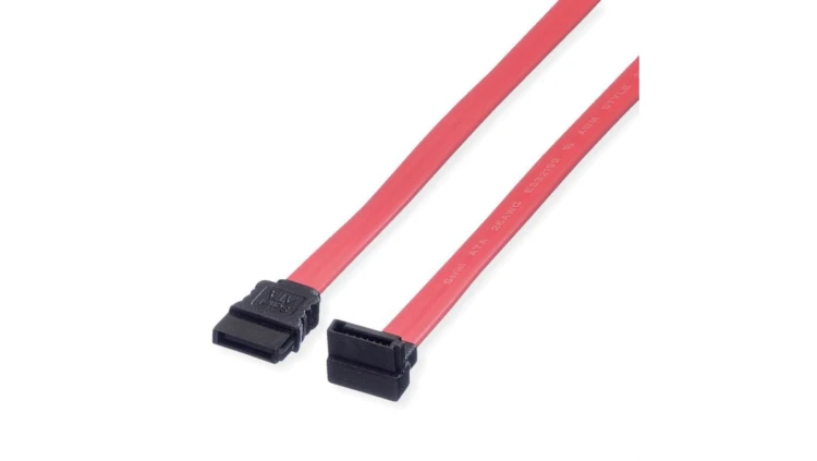 VALUE Wewnętrzny kabel HDD, SATA 3.0 Gbit/s, kąt prosty, 0,5 m