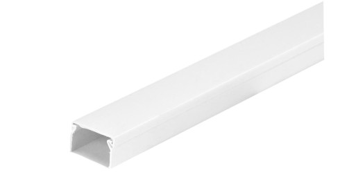 Listwa elektroinstalacyjna kanał kablowy BKK 16x16mm korytko z pokrywą i taśmą montażową 2-stronną / 2 m / 4/EB/KK 16x16/TS