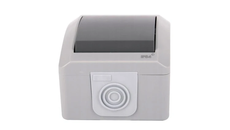 WŁĄCZNIK ŚWIATŁA NATYNKOWY ŁĄCZNIK POJEDYNCZY DO ŚWIATŁA IP54 NORA 4/M/21550010203