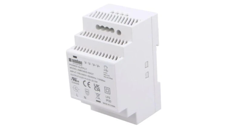 AMED60S-5SGY Zasilacz impulsowy, na szynę DIN, 54W, 5VDC, 4,5A, 90÷264VAC, 3kV