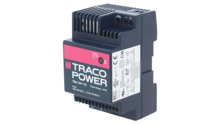 TBLC50-112 Zasilacz impulsowy, na szynę DIN, 48W, 12VDC, 4A, 85÷264VAC, Output: 1