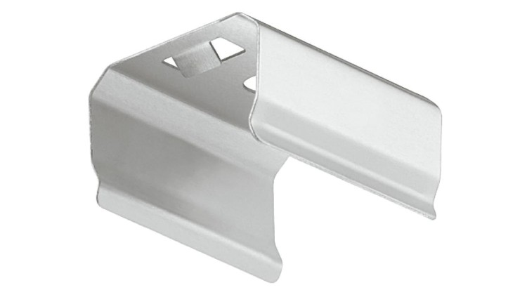 Klips mocujący, srebrny, do Profilu LED 2191 Häfele Lighting, 83374832
