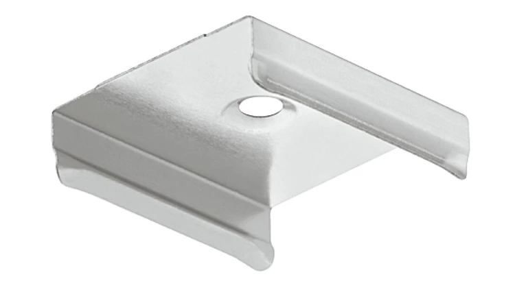 Klips mocujący, srebrny, do Profilu LED 2194 Häfele Lighting, 83374893