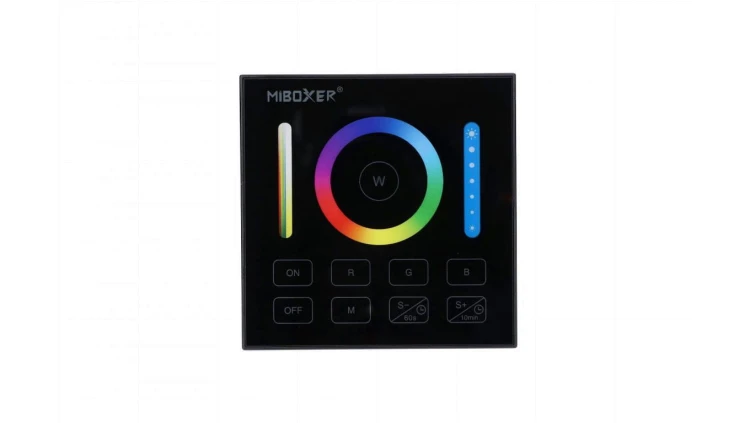 Panel MiLight 1strefa RGB+CCT czarny bat sterownik B0B