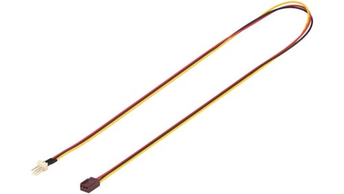 Przedłużacz kabla zasilającego wentylatora do komputera 3-pinowy wtyk/3-pinowe gniazdo