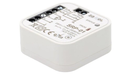 SRP-01 Sterownik rolet, dopuszkowy, 230VAC, NO x2, IP20, Ipracy max: 5A