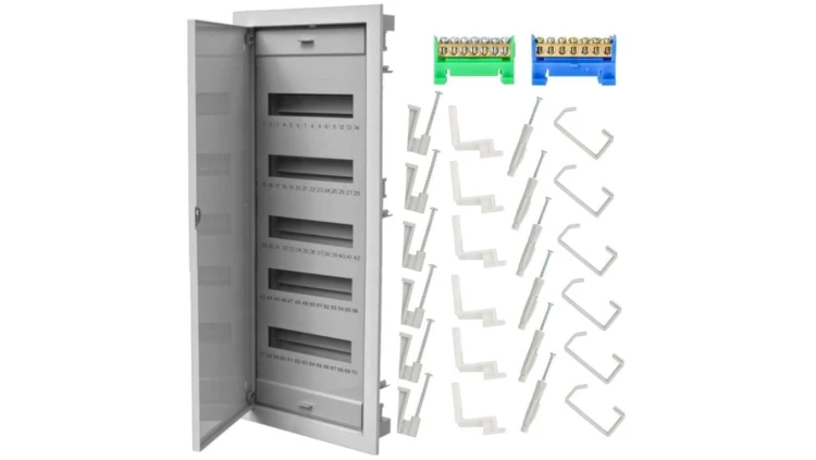 H3L ROZDZIELNICA ELEKTRYCZNA Modułowa Podtynkowa 5x12 60 modułów ZESTAW