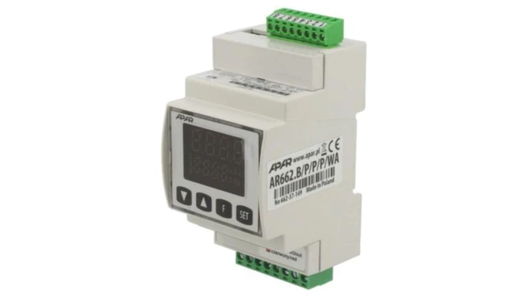 AR662BPPPWA Moduł - regulator, temperatura, SPST-NO, OUT 2: SPST-NO, 0/4mA÷20mA