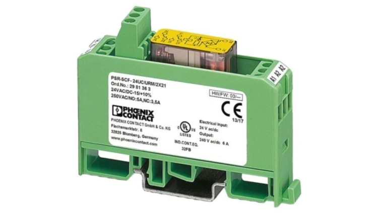 2981363 Moduł przekaźnik bezpieczeństwa, 24VAC, 24VDC, Input: 1, -20÷50C