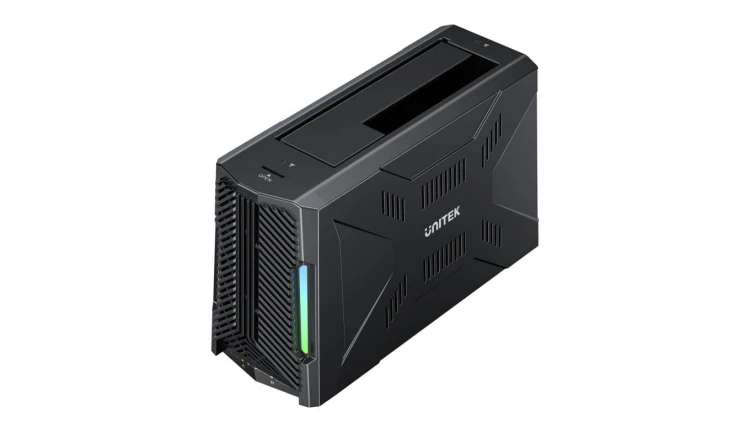 Unitek Stacja dokująca, 1x dysk M.2 NVMe, 1x dysk SATA, USB-C 10 Gbps