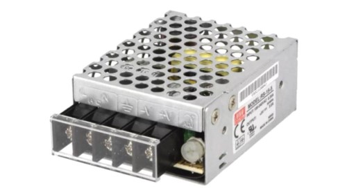 RS-15-5 Zasilacz impulsowy, do wbudowania,modułowy, 15W, 5VDC, 3A, OUT: 1