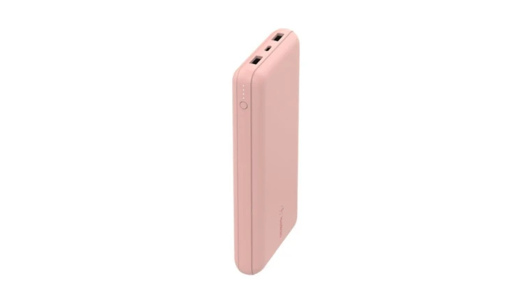 Belkin 20K Power Bank, USB-A C 15w, Rose Gold