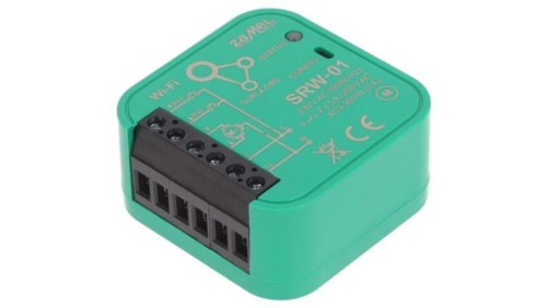 SRW-01 Sterownik rolet, dopuszkowy, 230VAC, IP20, -10÷55C, Output: 2