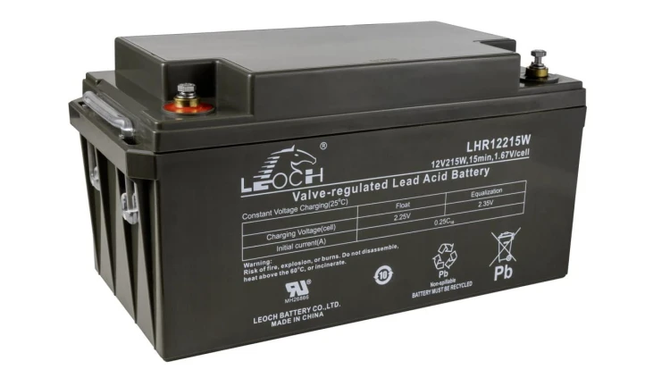 Akumulator bezobsługowy AGM 65Ah 12V Leoch LHR 12215W