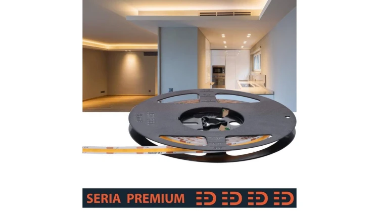 Taśma Premium 12V COB 320led 3000K 700lm Ra90 IP67 Nano (5)