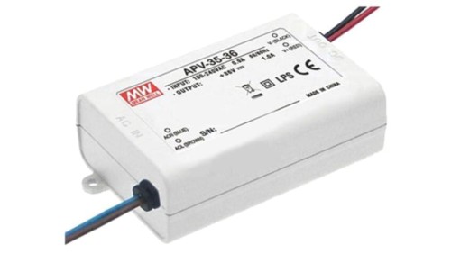 APV-35-24 Zasilacz impulsowy, LED, 36W, 24VDC, 1,5A, 90÷264VAC, 127÷370VDC