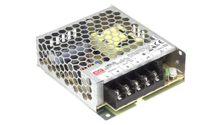 LRS-35-5 Zasilacz impulsowy, do wbudowania,modułowy, 35W, 5VDC, 7A, OUT: 1