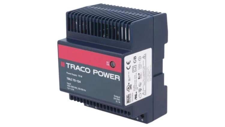 TBLC75-124 Zasilacz impulsowy, na szynę DIN, 75W, 24VDC, 3,1A, 85÷264VAC