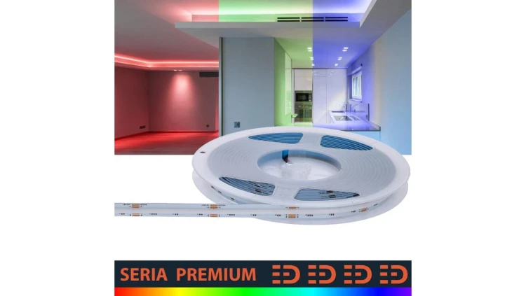 Taśma Premium 24V COB 840led RGB (5) RGB