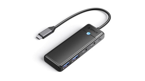 Orico Aktywny hub USB-C 5Gbps, 2x USB-A, 2x USB-C, Power Delivery 100W
