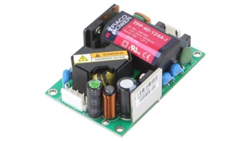 TPP40-124A-J Zasilacz impulsowy, otwarty, 40W, 120÷370VDC, 85÷264VAC, Output: 1
