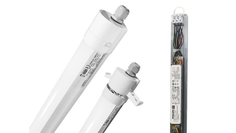 Lampa LED Natynkowa Hermetyczna Tri-Proof Megrez PH 150 lm/W 18W 60cm 4000K