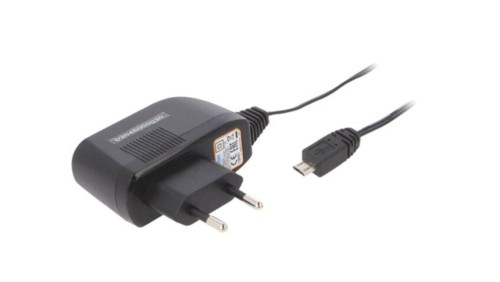 AMA5EU1-050100Y Zasilacz impulsowy, sieciowy,wtykowy, 5VDC, 1A, 5W, Wyj: USB micro