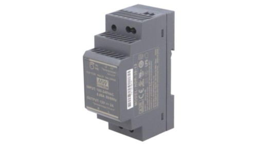 HDR-30-12 Zasilacz impulsowy, na szynę DIN, 24W, 12VDC, 2A, 85÷264VAC, OUT: 1
