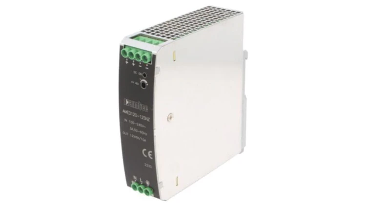 AMED120-12SNZ Zasilacz impulsowy, na szynę DIN, 120W, 12VDC, 10A, 90÷264VAC