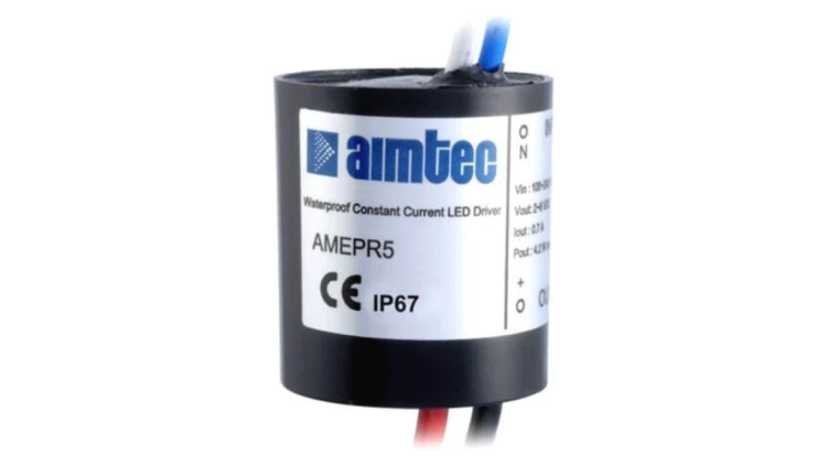 AMEPR5-1236AZ Zasilacz impulsowy, LED, 4,32W, 5÷12VDC, 0,36A, 90÷264VAC, IP67