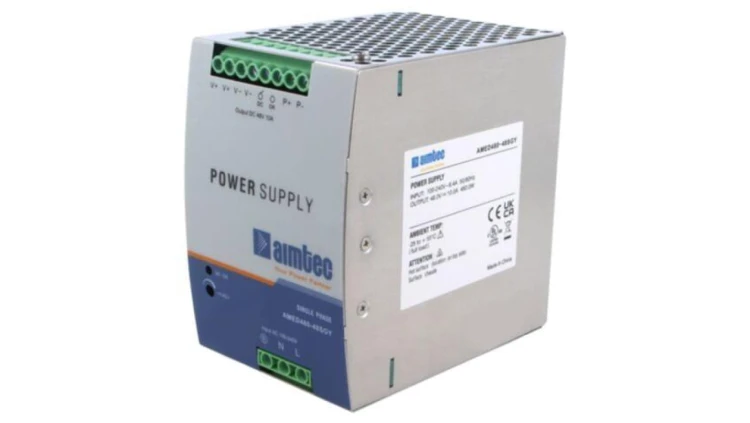 AMED480-48SGY Zasilacz impulsowy, na szynę DIN, 480W, 48VDC, 10A, 90÷264VAC