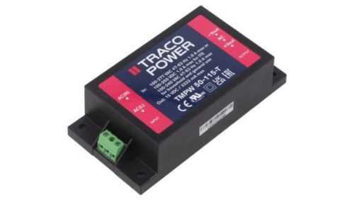 TMPW50-115-T Zasilacz impulsowy, do wbudowania, 50W, 15VDC, 3333mA, TMPW, 88