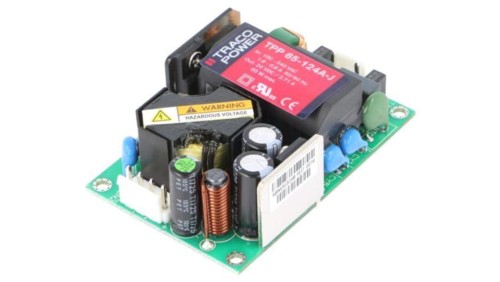 TPP65-124A-J Zasilacz impulsowy, otwarty, 65W, 120÷370VDC, 85÷264VAC, Output: 1