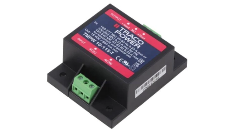 TMPW10-115-T Zasilacz impulsowy, do wbudowania, 10W, 15VDC, 667mA, TMPW, 86